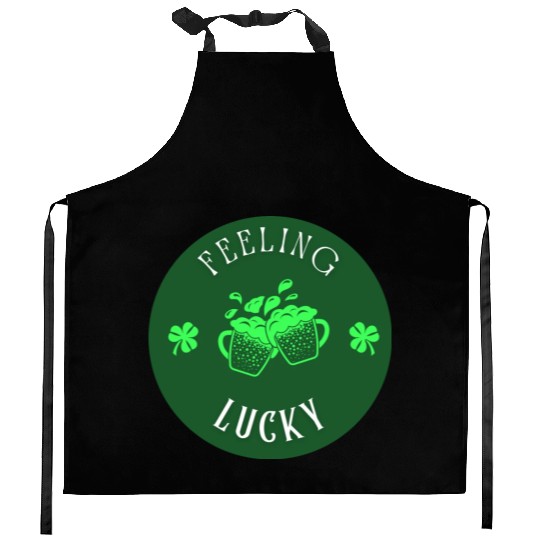 Feeling Lucky Kitchen Aprons