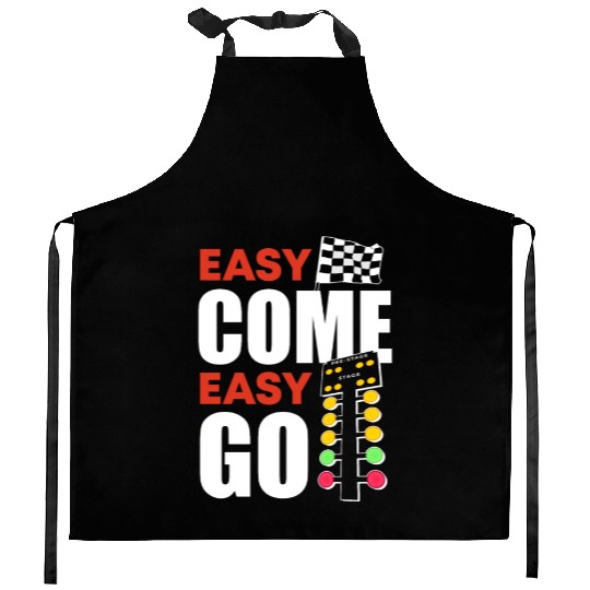 Drag Strip Racetrack Funny Drag Racing Kitchen Aprons