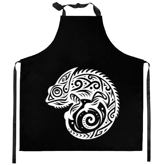Chameleon T Tattoo Disguise Kitchen Aprons
