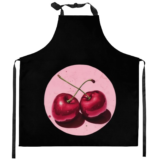 Realistic Cherry Kitchen Aprons