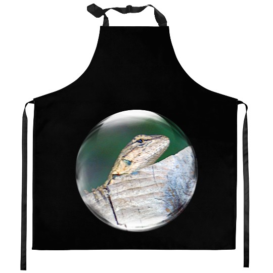 Life in a Bubble Collection - Leaping Lizards! Kitchen Aprons