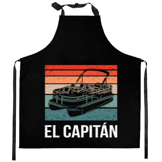 El Capitan Pontoon Boat II Kitchen Aprons