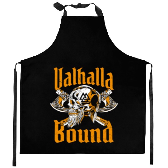 Vikings Valhalla Bound Kitchen Aprons