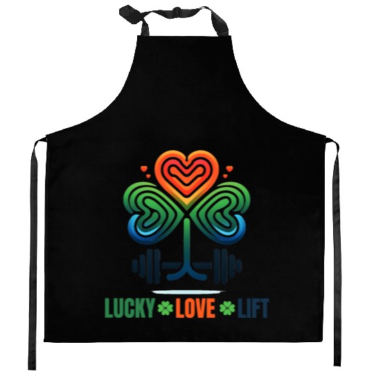Lucky Love Lift Workout Kitchen Aprons
