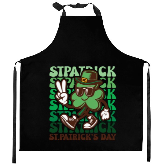 St. Patrick's Day Ireland Irish Green Kitchen Aprons