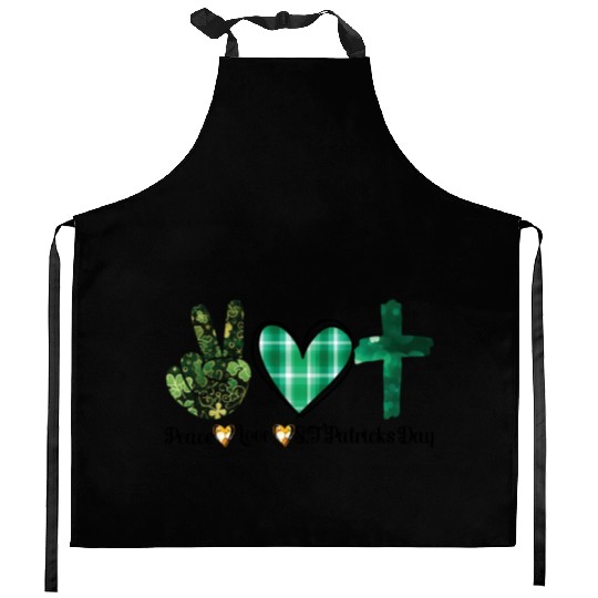 Peace, Love, and Irish Vibes: St. Patrick's Day Kitchen Aprons