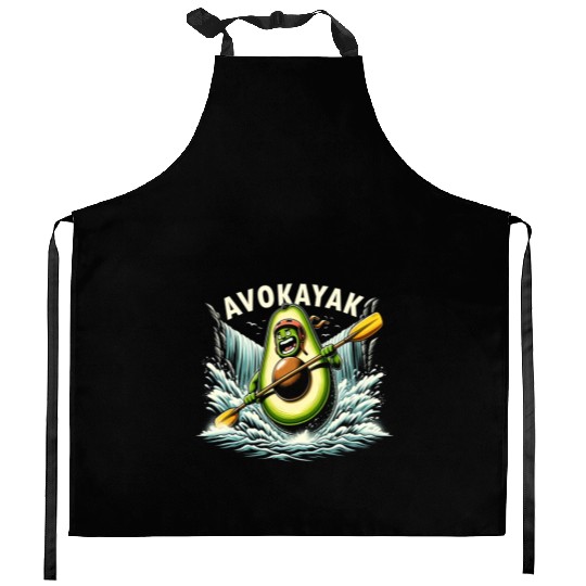 Avokayak Whitewater Kayak Kitchen Aprons
