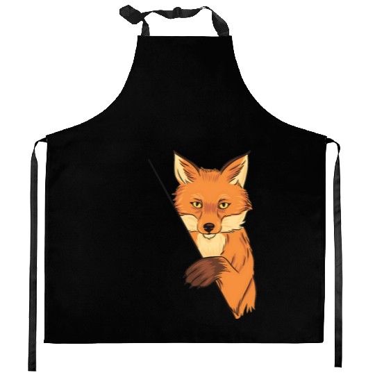 Red Fox Cartoon Animal Kingdom Nature Kitchen Aprons