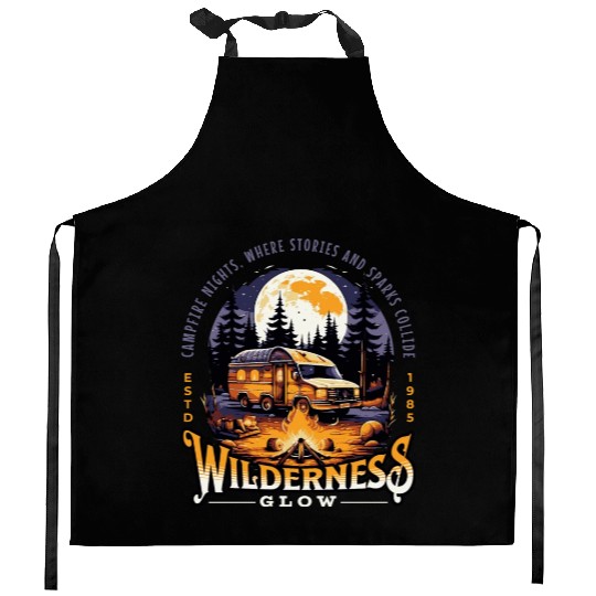 [Andr Store] - Wilderness Glow Kitchen Aprons