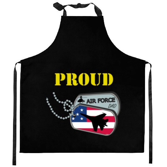 Proud Air Force Dad Kitchen Aprons