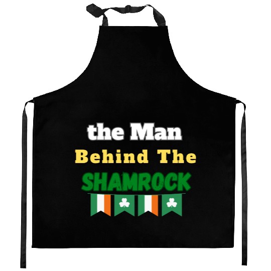 St Patricks:Dads Pregnancy Man Behind The Shamrock Kitchen Aprons