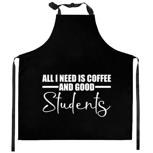 Teacher Teachers School College Students Kitchen Aprons