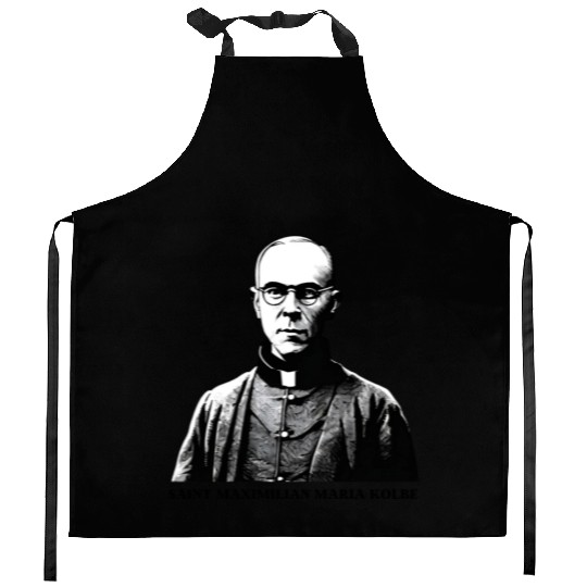 Saint Maximilian Maria Kolbe Kitchen Aprons