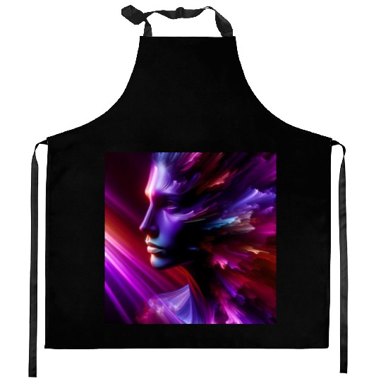 Violent Purple is the New Black Kitchen Aprons