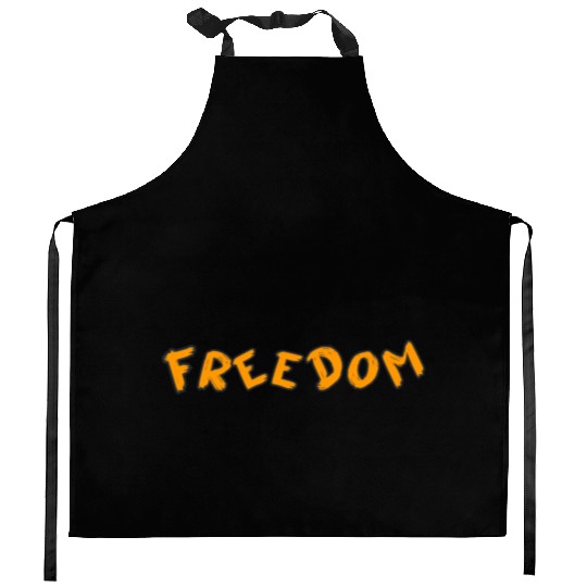 "Embrace Freedom: A Stylish Design Journey" Kitchen Aprons