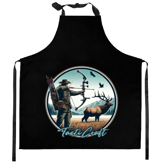 TactiCraft Elk Bow Hunter Kitchen Aprons