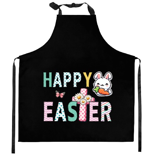 Blossom & Bunny: Easter Celebration Delight! Kitchen Aprons
