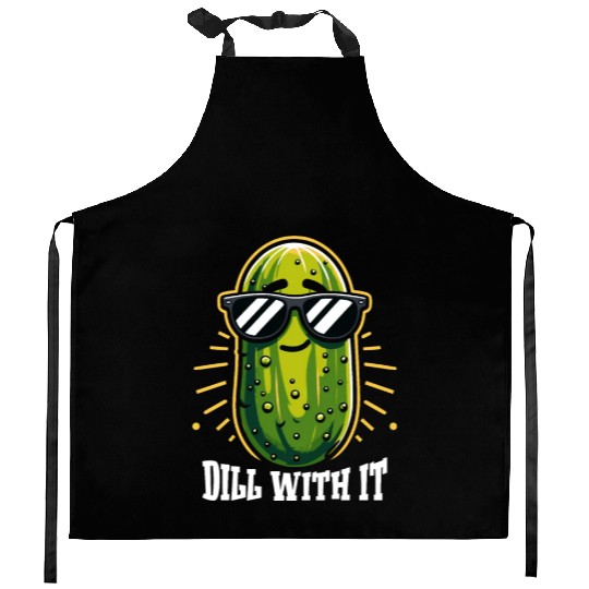 Pickle Lover Funny Pickle Dill pickle Pickled Kitchen Aprons