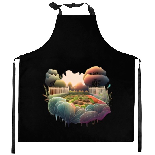 Vegetable Garden Kitchen Aprons