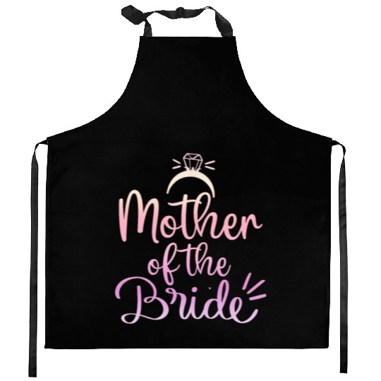 Team Bride - mother of the Bride Kitchen Aprons