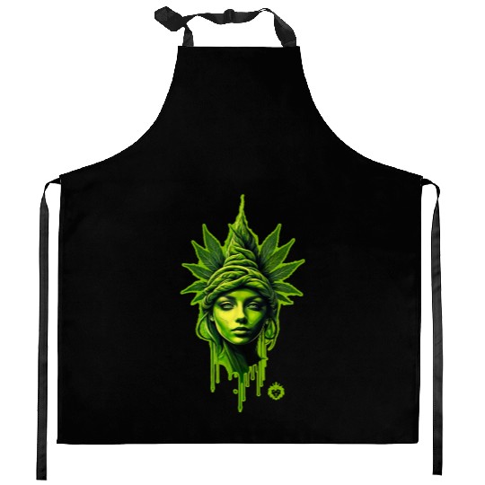 Mary Jane Weed Queen Kitchen Aprons