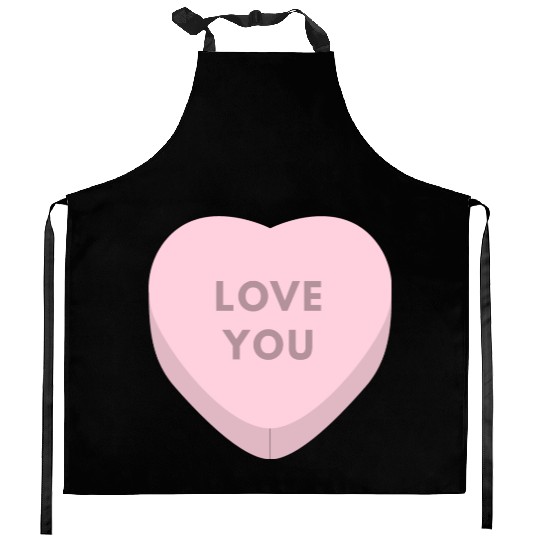 Heartfelt Treasures: Valentine's Day Delights Kitchen Aprons