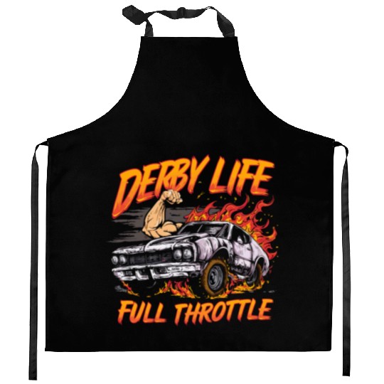 Demo Derby Demolition Derby Demolition Derby Lover Kitchen Aprons