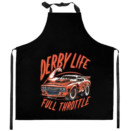 Demo Derby Demolition Derby Demolition Derby Lover Kitchen Aprons