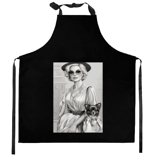 Modern women love to protect and take care of pets Kitchen Aprons