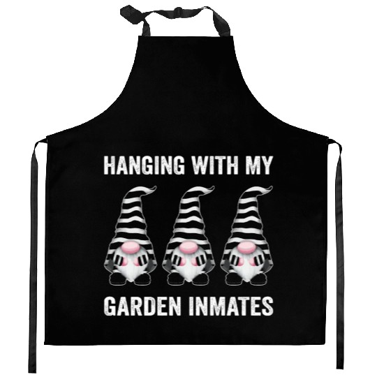 Funny Garden Gnomes Lover Gnomies Kitchen Aprons