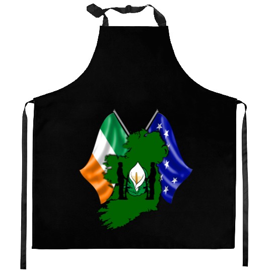 Irish Easter Lily - Designed in Ireland Kitchen Aprons