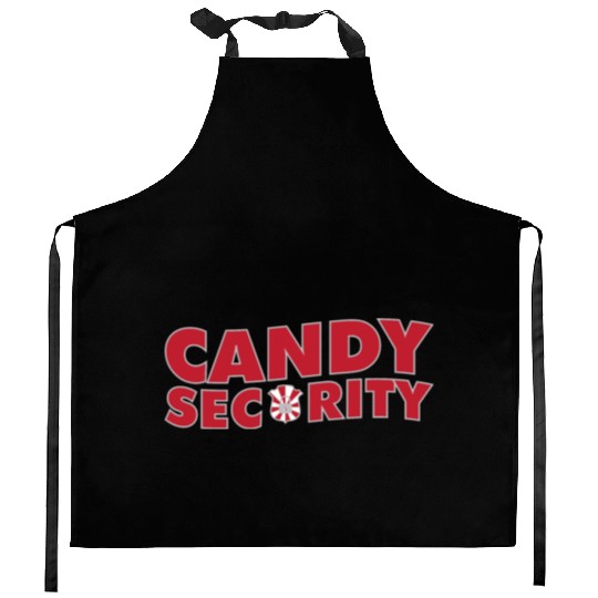 Candy Security Mom Dad Matching Birthday Costume Kitchen Aprons