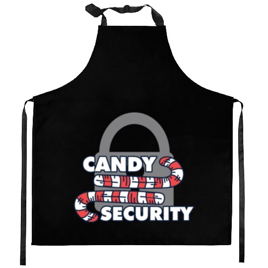 Candy Security Mom Dad Matching Birthday Costume Kitchen Aprons