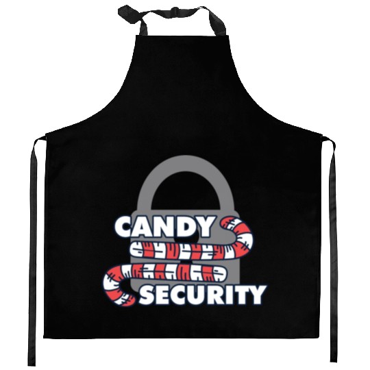 Candy Security Mom Dad Matching Birthday Costume Kitchen Aprons