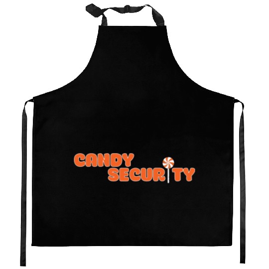 Candy Security Mom Dad Matching Birthday Costume Kitchen Aprons