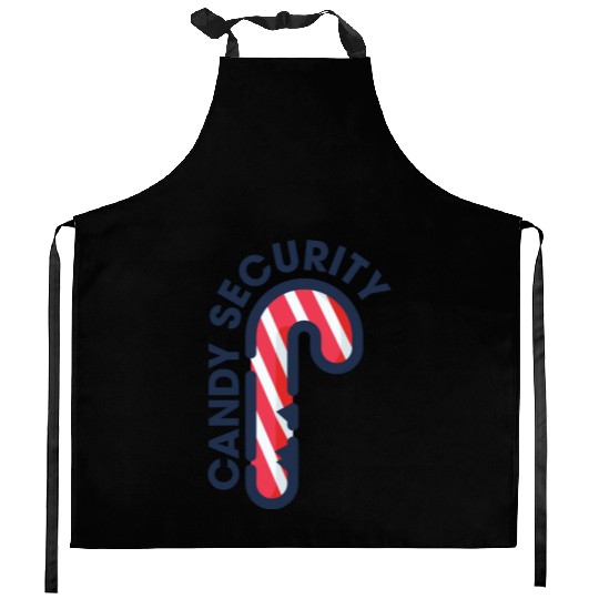 Candy Security Mom Dad Matching Birthday Costume Kitchen Aprons