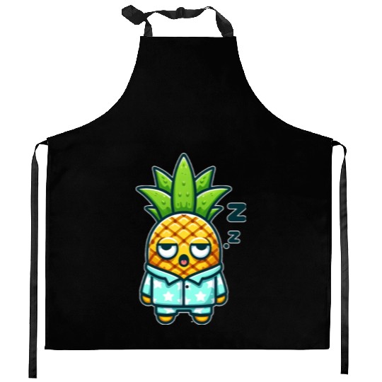 Pineapple Bedtime Kitchen Aprons