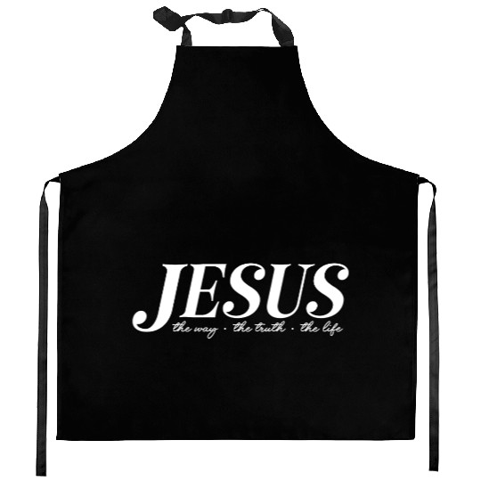 JESUS CHRIST Kitchen Aprons