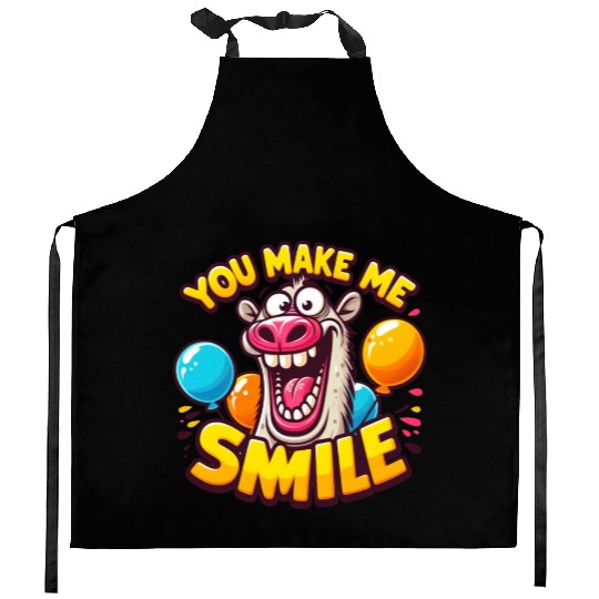 Joyful Donkey A Smile Inducing Design Kitchen Aprons