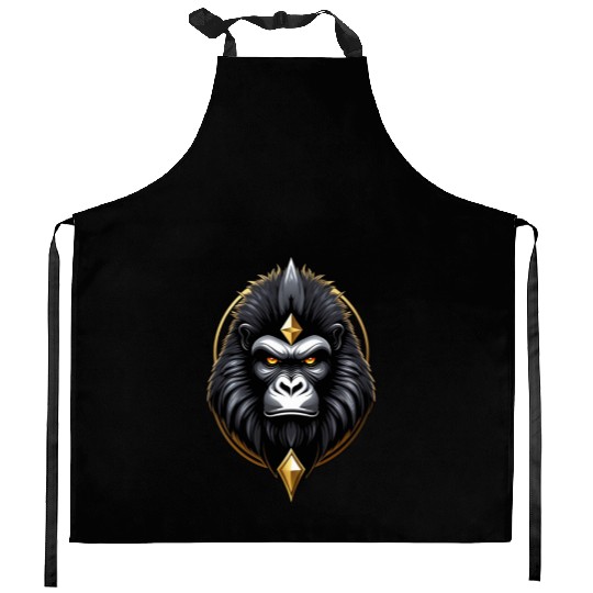 Hacker Gorilla Kitchen Aprons