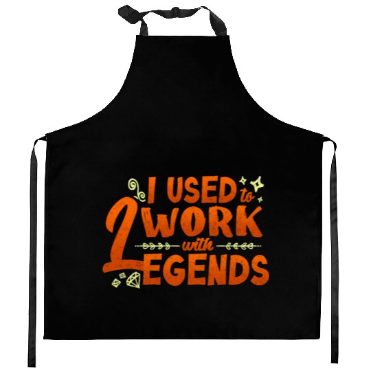 Colleague Farewell Party Used to Work with Legends Kitchen Aprons