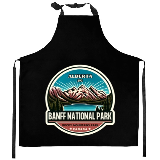 Banff National Park, Alberta Canada grizzly bears Kitchen Aprons
