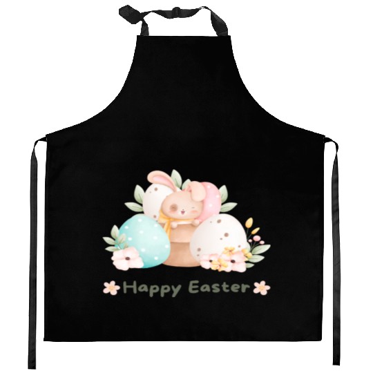 happy Easter Kitchen Aprons