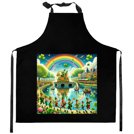 St. Patrick's Reflections Luck of the Irish Kitchen Aprons