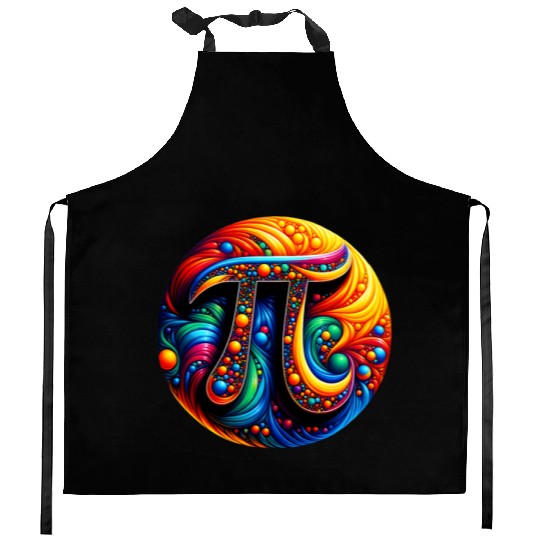 Pi Day Nerd Geek Love Math Pi Symbol Kids Men Kitchen Aprons