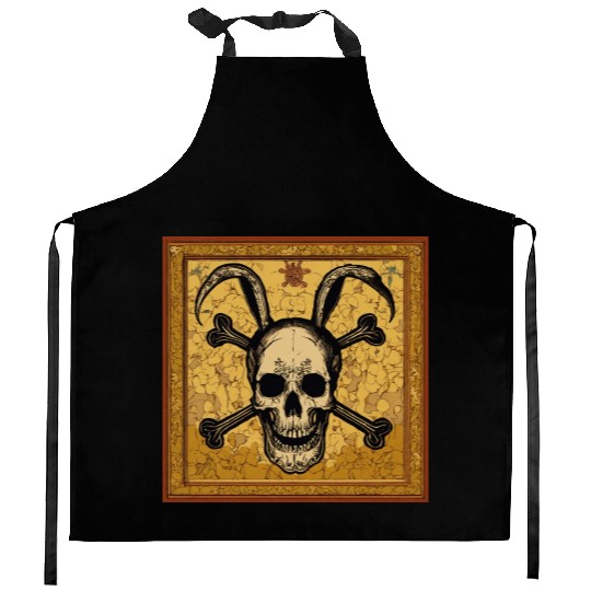 bunny skull and crossbones❤ D83D DC95 D83C DF39 D83D DC95 D83D DC95 D83C DF39 D83C DF39❤ D83C DF39 D83D DC95 D83D DC95 Kitchen Aprons