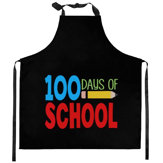 100 Days of School Kitchen Aprons