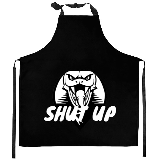 fanny angry snike shut up women men Kitchen Aprons