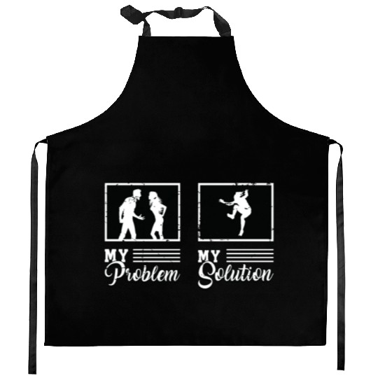 Parkour Lover My Problem My Pictogram Mom Dad Kitchen Aprons