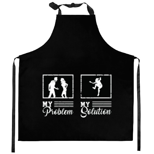 Parkour Lover My Problem My Pictogram Mom Dad Kitchen Aprons